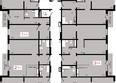 Мичурино, дом 2 строение 7: План 2-16 этажа 1 подъезд