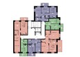 Зеленые кварталы, 3 оч, корпус 4: Типовой план этажа 1 подъезд