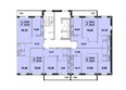 Зелёные горки, Ковалева дом 45: Планировка типового этажа, 4 б/с