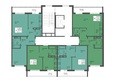 Родина, дом 3: Типовой план этажа 1 подъезд