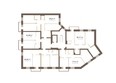 Южный берег, дом 19: Типовой план этажа 1 подъезд
