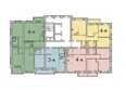 Гринарт, дом 5: Блок-секция 1. Планировка типового этажа