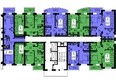 Белые Росы, дом 22: Типовой этаж, секция 2