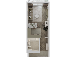 Продается 1-комнатная квартира ЖК Аллея Парк, 2 этап, 43.08 м², 5471160 рублей