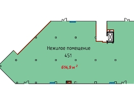 Сдается Офис ЖК Метрополис, 614.9  м², 676390 рублей