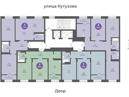 Продается 3-комнатная квартира ЖК Прогресс-квартал Перемены, дом 1, 78.6  м², 9039000 рублей