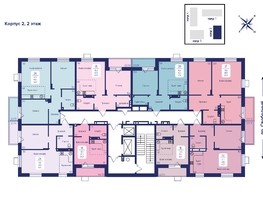 Продается 2-комнатная квартира ЖК Univers (Универс), 2 квартал, 61.9  м², 8418400 рублей