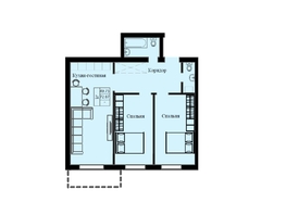 Продается 3-комнатная квартира ЖК Космос, 72.87  м&sup2;, 10500000 рублей