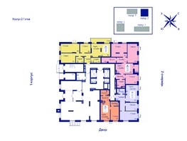 Продается 2-комнатная квартира ЖК Univers (Универс), 3 квартал, 65.4  м², 8698200 рублей