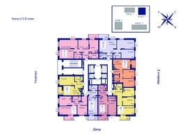 Продается 2-комнатная квартира ЖК Univers (Универс), 3 квартал, 54.5  м², 7711750 рублей