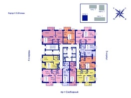 Продается 2-комнатная квартира ЖК Univers (Универс), 3 квартал, 54.5  м², 7521000 рублей