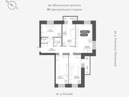 Продается 4-комнатная квартира ЖК Южный берег, дом 23, 122.1  м², 19000000 рублей