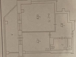 Продается 1-комнатная квартира Комсомольский пр-кт, 45.1  м², 5800000 рублей