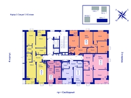 Продается 2-комнатная квартира ЖК Univers (Универс), 3 квартал, 62.2  м², 9081200 рублей