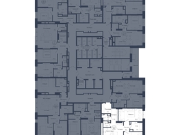 Продается 3-комнатная квартира ЖК Чижи, 2 очередь, 78.6  м², 12104400 рублей