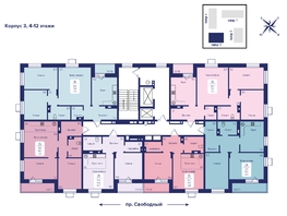 Продается 3-комнатная квартира ЖК Univers (Универс), 2 квартал, 77.3  м², 10822000 рублей