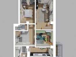Продается 3-комнатная квартира ЖК Сосны, дом 2/1, 73.72  м², 8698960 рублей