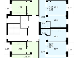 Продается 3-комнатная квартира ЖК Новые Солонцы, дом 9, 85.64  м², 9218820 рублей