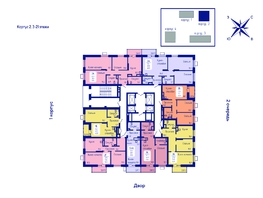 Продается 2-комнатная квартира ЖК Univers (Универс), 3 квартал, 54.5  м², 7984250 рублей