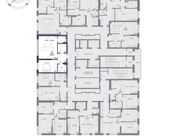 Продается 2-комнатная квартира ЖК Чижи, 1 очередь (корпус 3,4), 59.4 м², 9979200 рублей