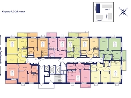 Продается 2-комнатная квартира ЖК Univers (Универс), 2 квартал, 56 м², 8300000 рублей