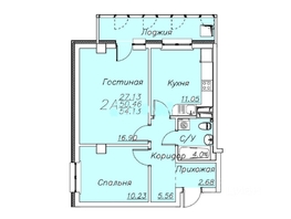 Продается 2-комнатная квартира АК Housepark (Хауспарк), 54.22 м², 7000000 рублей