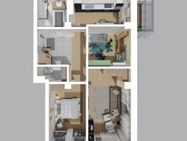 Продается 3-комнатная квартира ЖК Сосны, дом 2/2, 73.26 м², 8278380 рублей