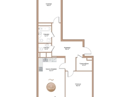 Продается 2-комнатная квартира ЖК Небо над Енисеем, 78.5  м², 10990000 рублей