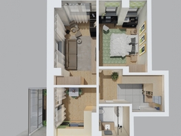 Продается 2-комнатная квартира ЖК Сосны, дом 2/2, 55.19  м², 6677990 рублей