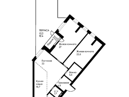 Продается 3-комнатная квартира ЖК Runway (Ранвэй), 116.7  м&sup2;, 18508620 рублей