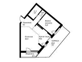 Продается 2-комнатная квартира ЖК Ранвэй, 79.6  м&sup2;, 13078280 рублей
