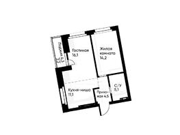 Продается 2-комнатная квартира ЖК Runway (Ранвей), 52.3  м², 8892882 рублей