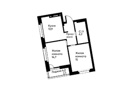 Продается 2-комнатная квартира ЖК Runway (Ранвэй), 57.1  м&sup2;, 10403620 рублей