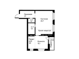 Продается 2-комнатная квартира ЖК Runway (Ранвэй), 63.3  м&sup2;, 10887600 рублей