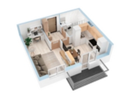 Продается 1-комнатная квартира ЖК Аринский, дом 2 корпус 1, 36.27 м², 4100000 рублей