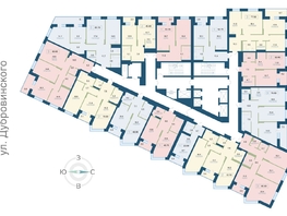 Продается 1-комнатная квартира ЖК Суриков, дом 1, 48.7 м², 9480429 рублей