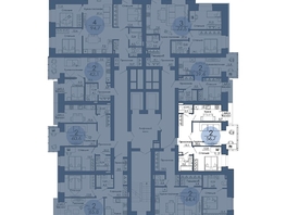 Продается 2-комнатная квартира ЖК ПОРТОВЫЙ. Речной квартал, к 1, 56.7  м², 8561700 рублей