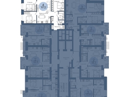 Продается 4-комнатная квартира ЖК Портовый. Речной квартал, к 2, 97  м&sup2;, 15714000 рублей