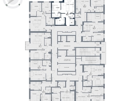 Продается 2-комнатная квартира ЖК Чижи, 1 очередь (корпус 1,2), 56.1  м², 9705300 рублей