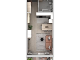 Продается Студия ЖК Аллея Парк, 1 этап, 36.17  м&sup2;, 5280820 рублей