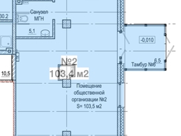 Сдается Универ. помещ ЖК Тихие зори, дом Стрелка, корпус 2, 103.4  м&sup2;, 112706 рублей