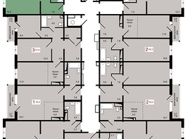 Продается 2-комнатная квартира ЖК КБС. Берег, дом 7 строение 2, 56.3  м&sup2;, 8811000 рублей