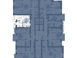 Продается 2-комнатная квартира ЖК Портовый. Речной квартал, к 1, 42.6  м&sup2;, 7284600 рублей