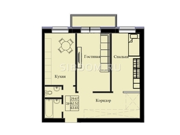 Продается 2-комнатная квартира ЖК Космос, 64.08  м&sup2;, 8300000 рублей