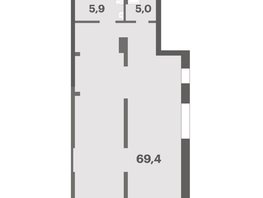 Продается Универ. помещ Вавилова ул, 80.3  м&sup2;, 12045000 рублей