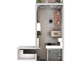 Продается Студия ЖК Аллея Парк, 1 этап, 40.11  м&sup2;, 6016500 рублей