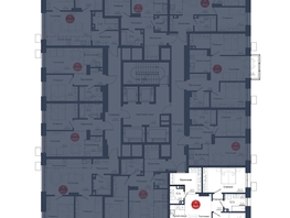 Продается 3-комнатная квартира ЖК Чижи, 2 очередь (корпус 4), 74.5  м&sup2;, 12590500 рублей