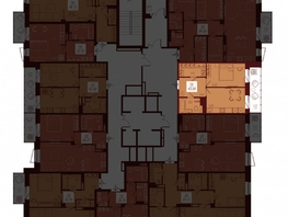 Продается 1-комнатная квартира ЖК АЙВАЗОВСКИЙ-ЕНИСЕЙ, 1, 43.99  м&sup2;, 7698250 рублей
