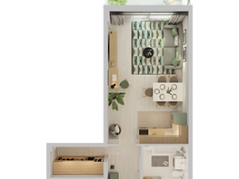 Продается Студия ЖК Аллея Парк, 3 этап, 40.38  м&sup2;, 5774340 рублей