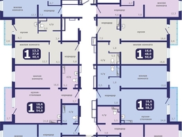 Продается 1-комнатная квартира ЖК Рябиновый дворик, дом 1, 56.4  м&sup2;, 7450000 рублей